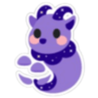 Capricorn Sticker  - Ultra-Rare from Pets Plus Sticker Pack